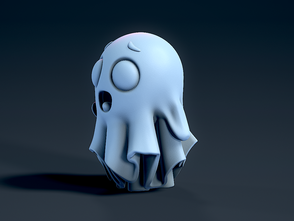 Cute Ghost by miniShev | Download free STL model | Printables.com