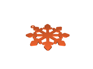 34 Snowflake collection with hanging loop / Kolekce