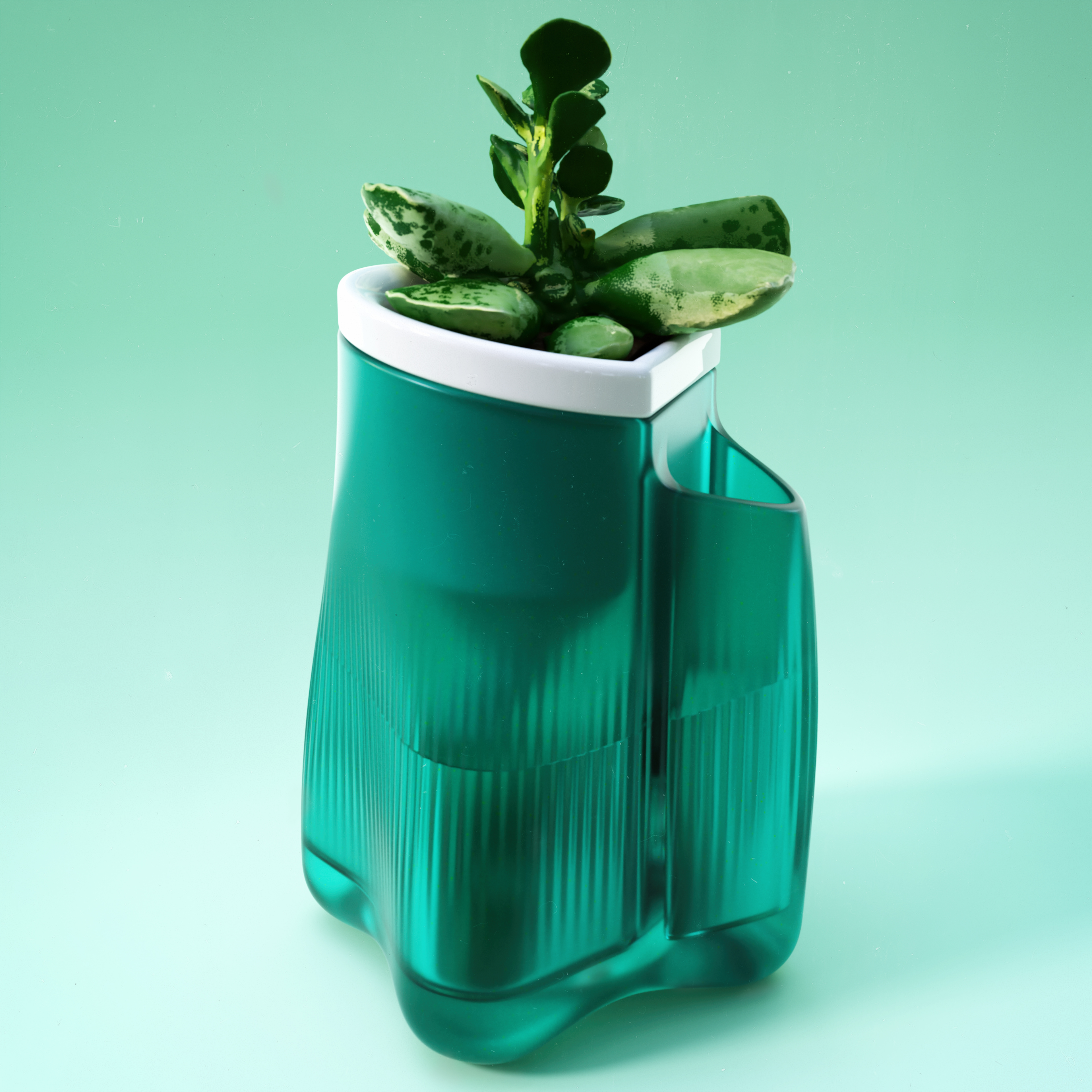 Miniatura 6 do modelo 3D Fluidic Planter