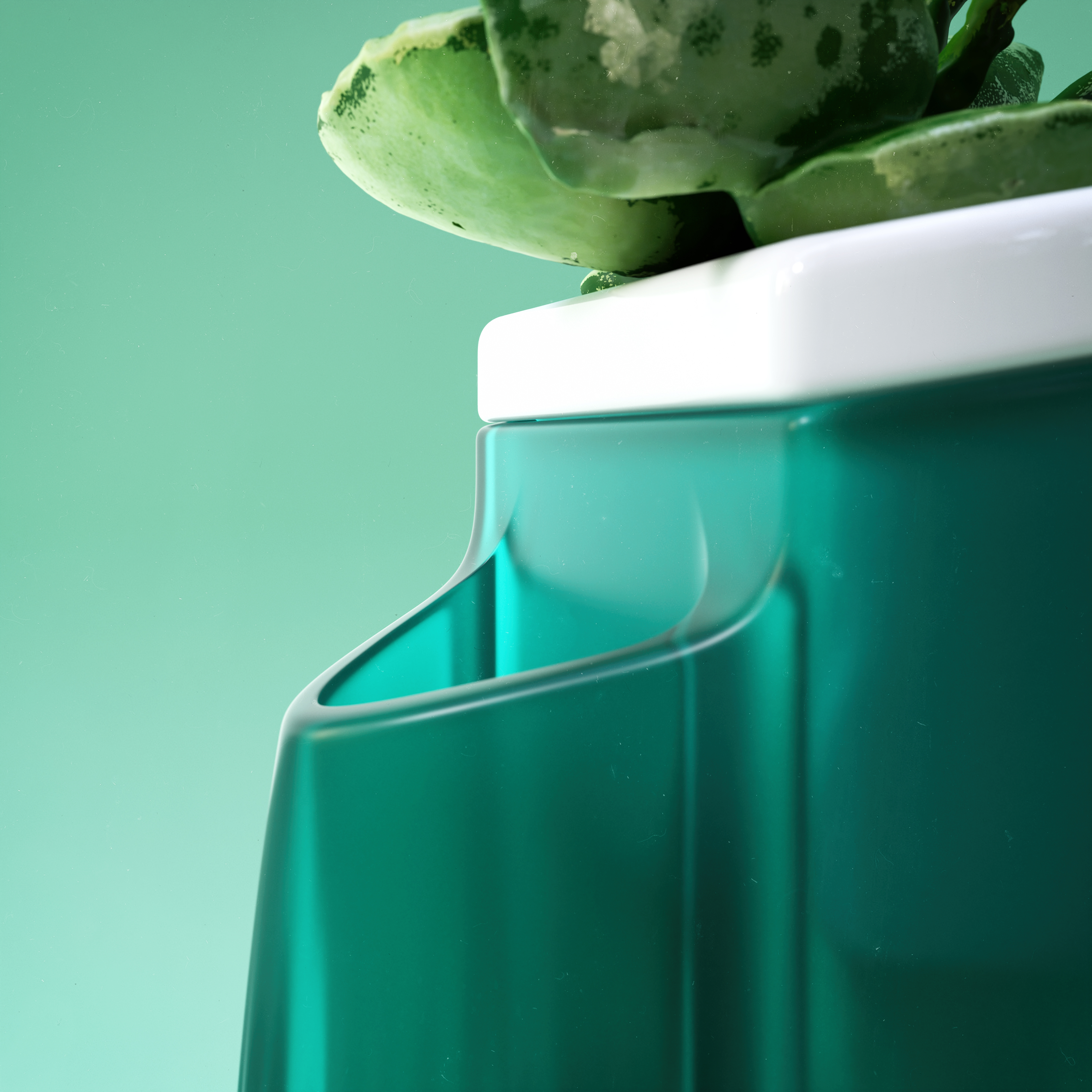 Miniatura 4 do modelo 3D Fluidic Planter