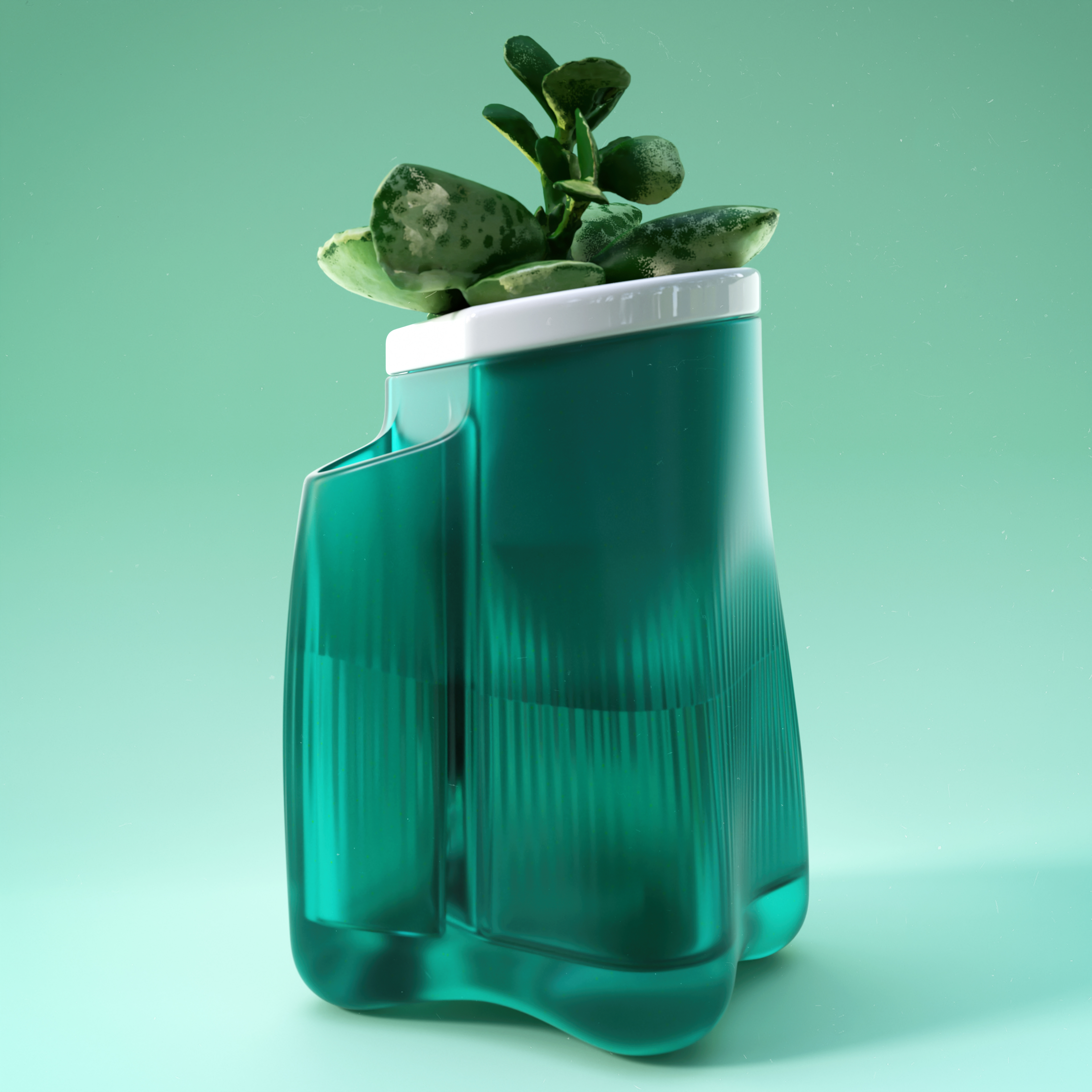 Miniatura 5 do modelo 3D Fluidic Planter