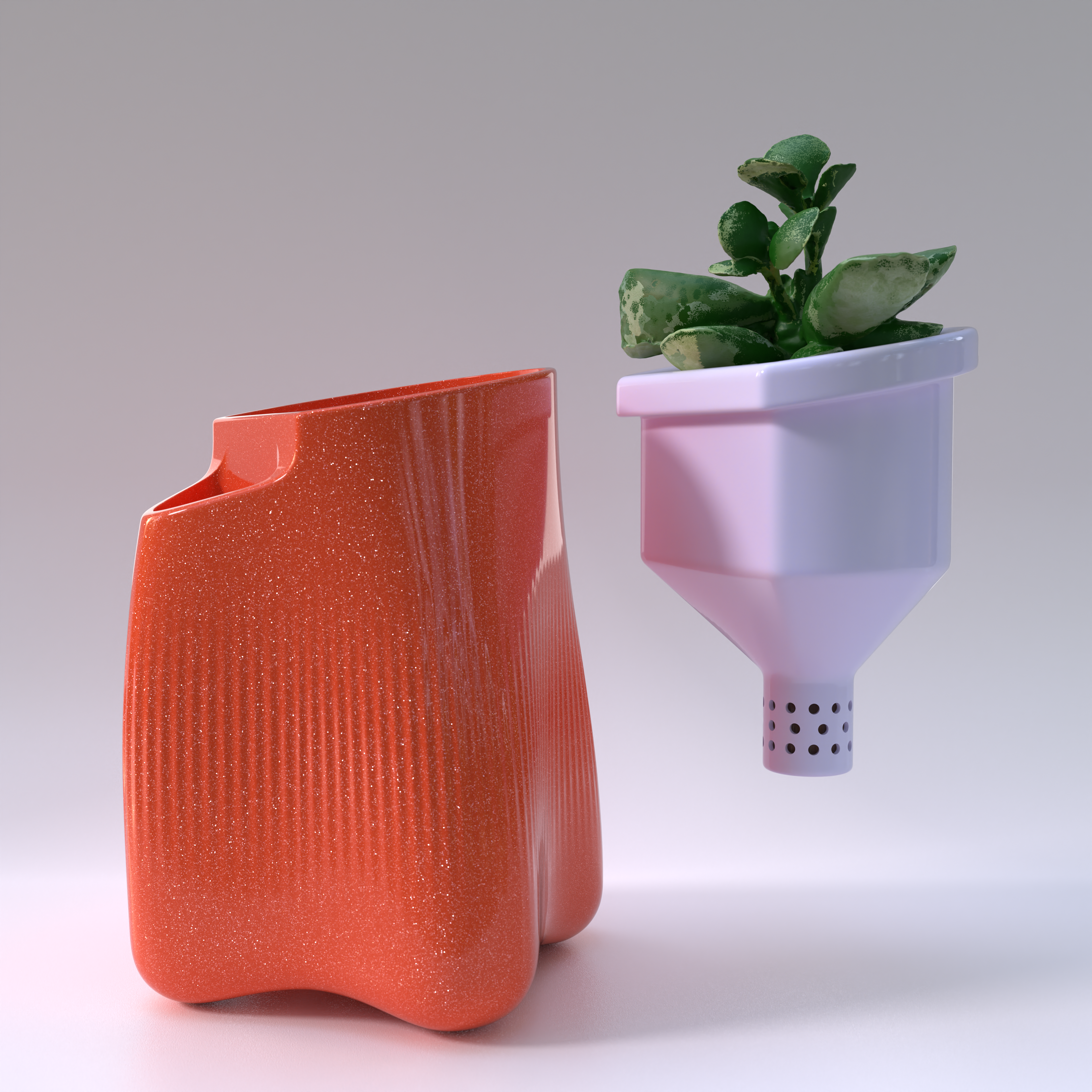 Miniatura 10 do modelo 3D Fluidic Planter