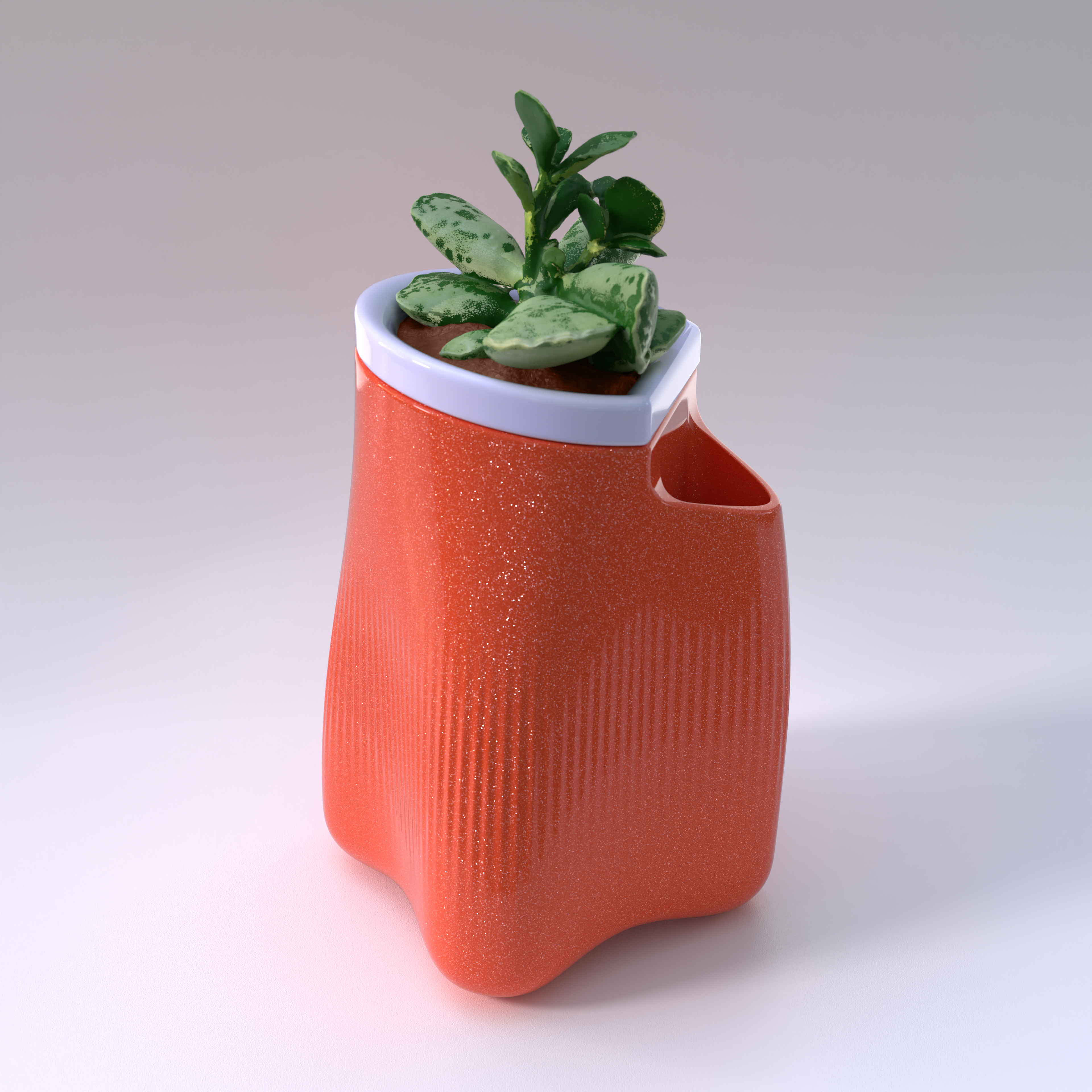 Miniatura 9 do modelo 3D Fluidic Planter
