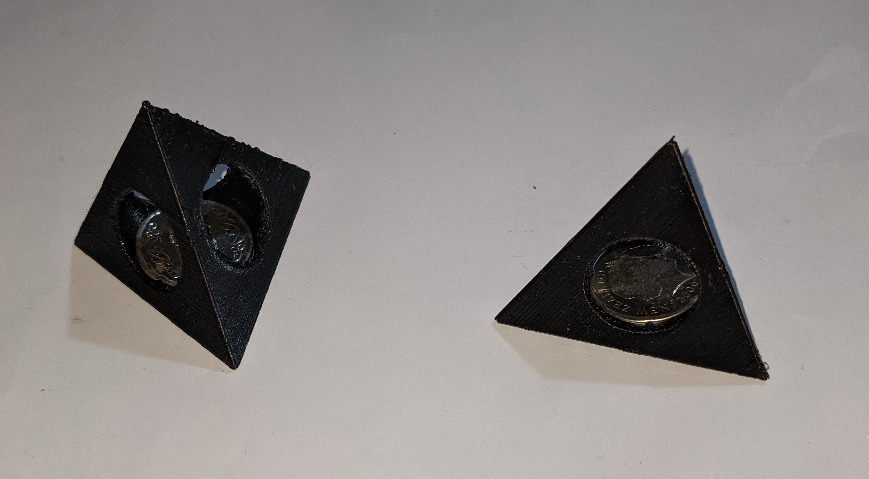 Tetrahedron Coin Trap by Kiwibloke | Download free STL model ...