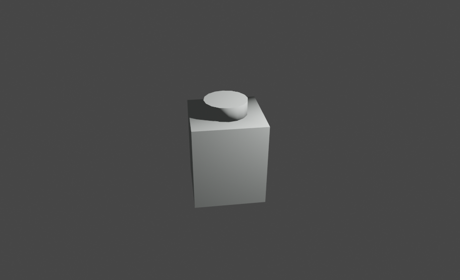 Accurate 1x1 Lego Brick Model