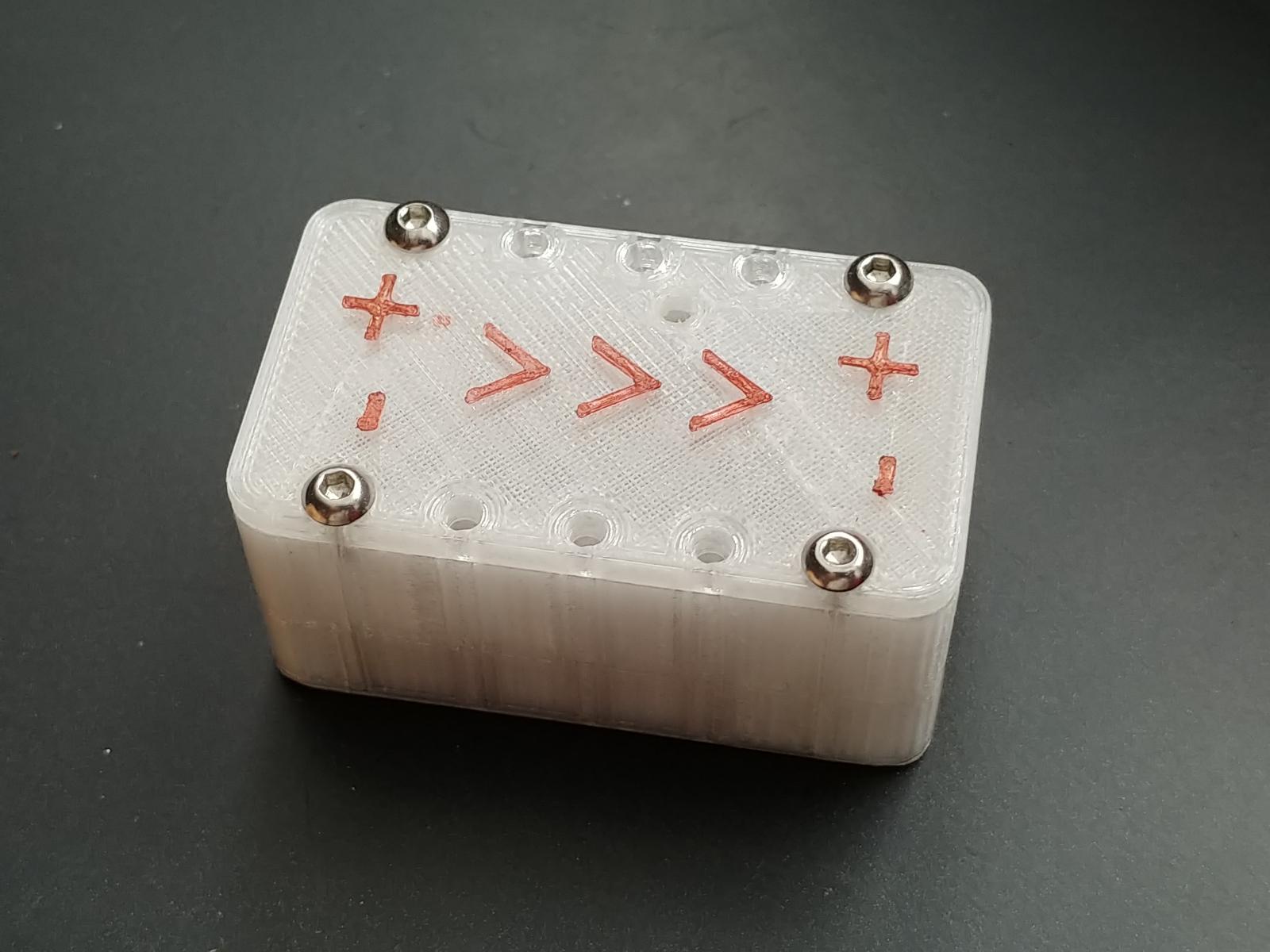 Housing for step-down voltage inverter LM2596