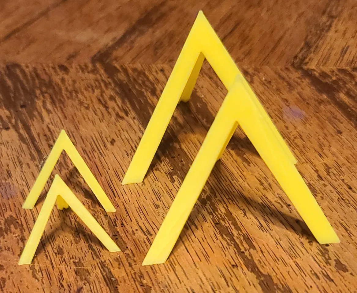 3D Printed Painters Pyramids or Painters Points (Stackable) by