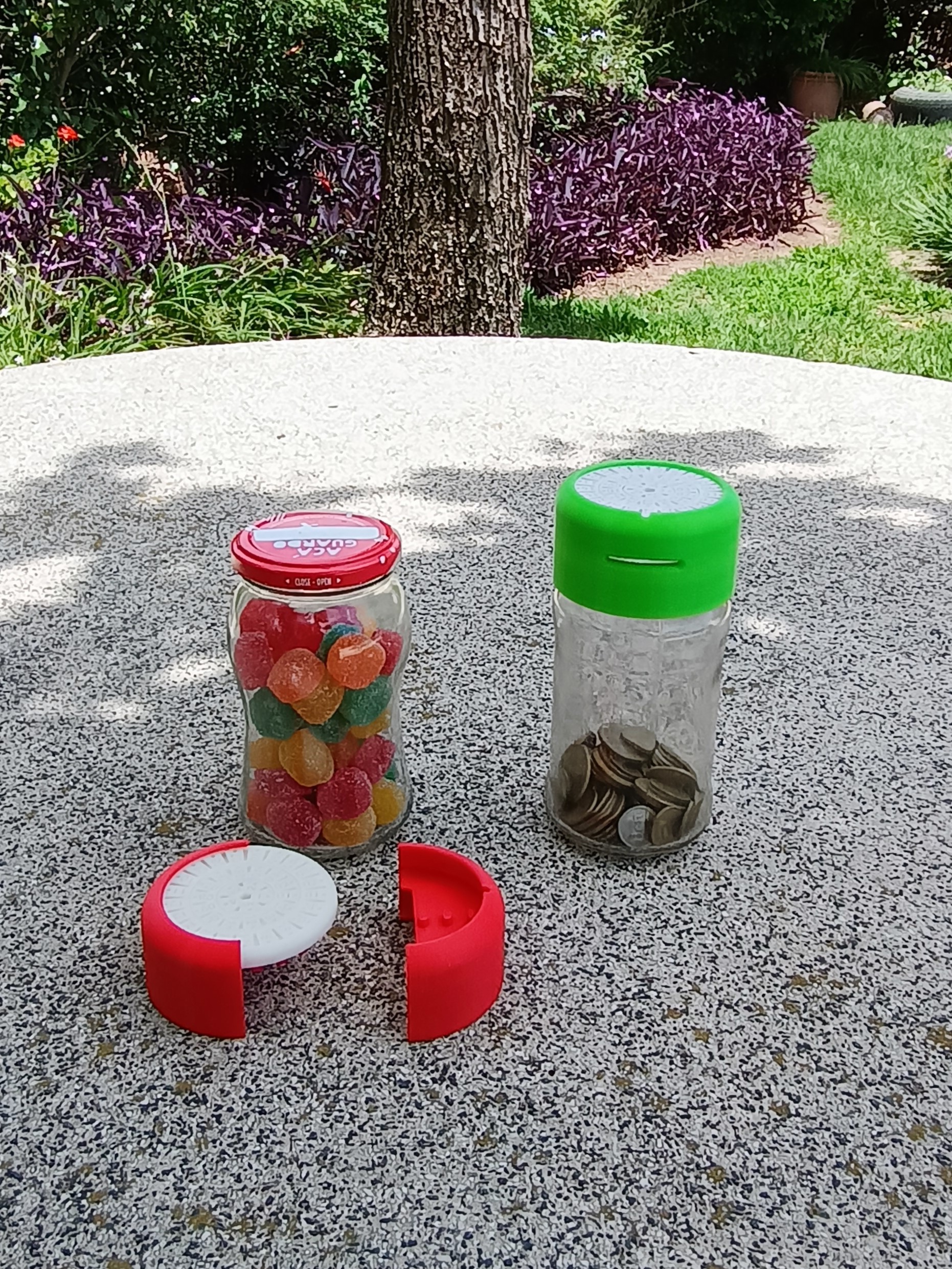 Jar lid - Combination lock by Ingeniero Cuadrado | Download free STL