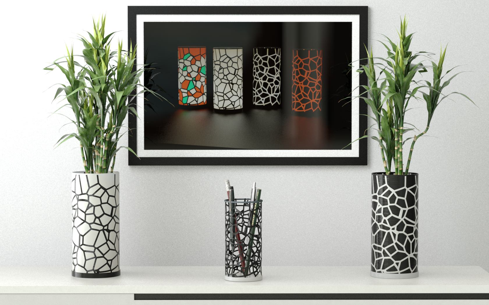 Pencilcup Vase Lamp