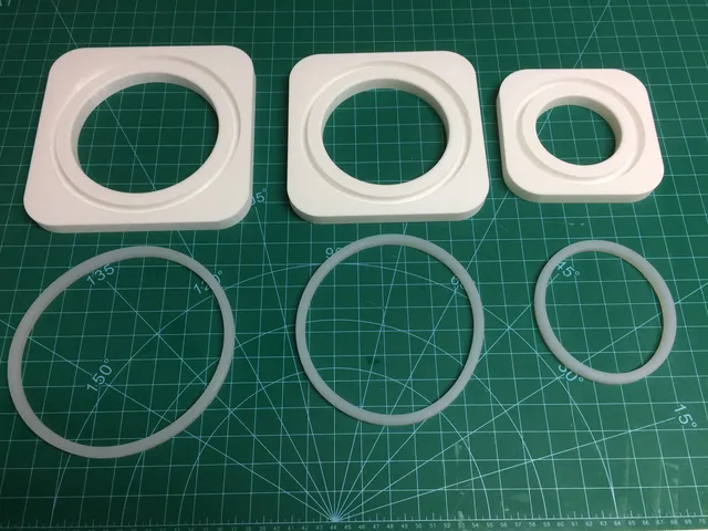 Casting molds for silicone resin gaskets