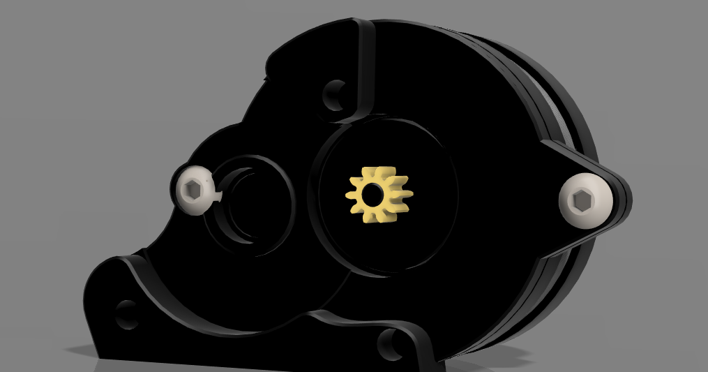 VzHextrudort Horizontal Motor Mount by Turge Download free STL model