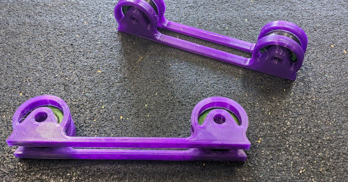 "Biggie Smalls" Filament Spool Rollers for Huge and Tiny Spools by d12