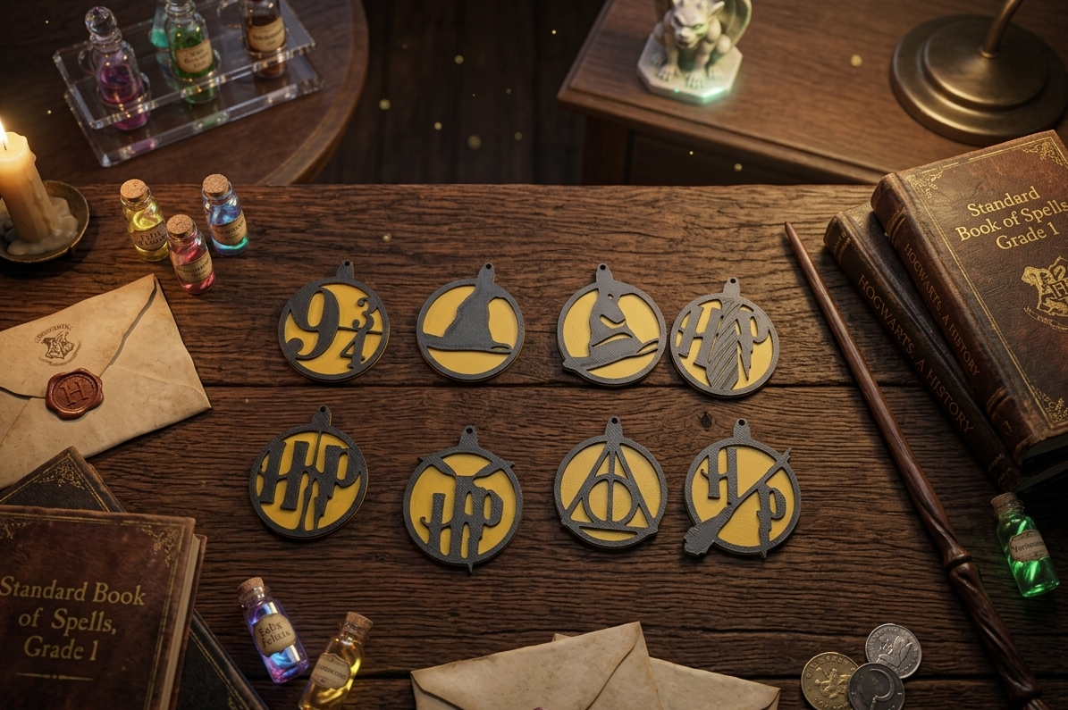 keychain Harry Potter, decoration