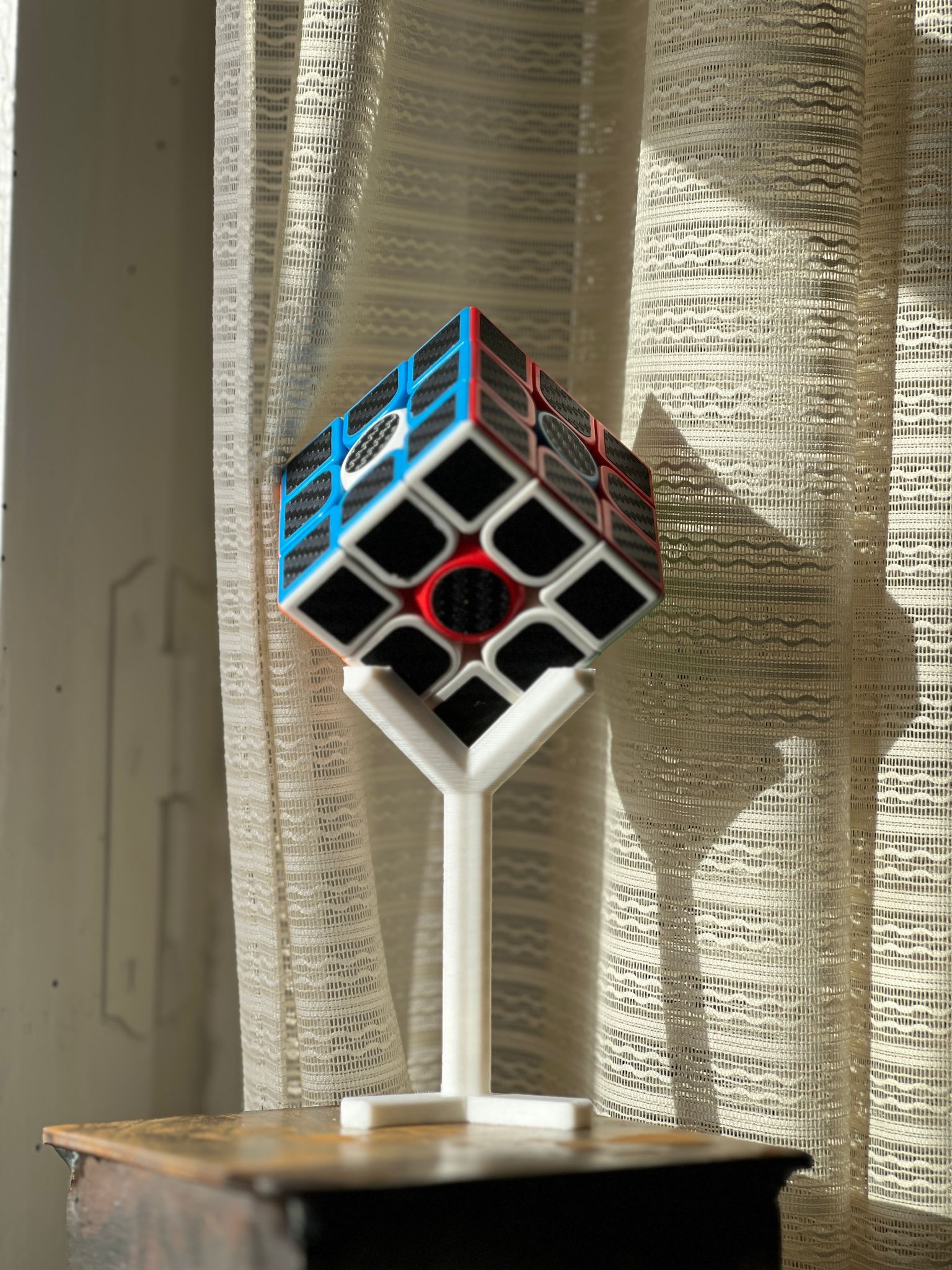 Soporte Para Cubo De Rubik A Modo De Flor
