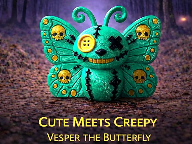Vesper the Nightmare Butterfly - Cozy Horror