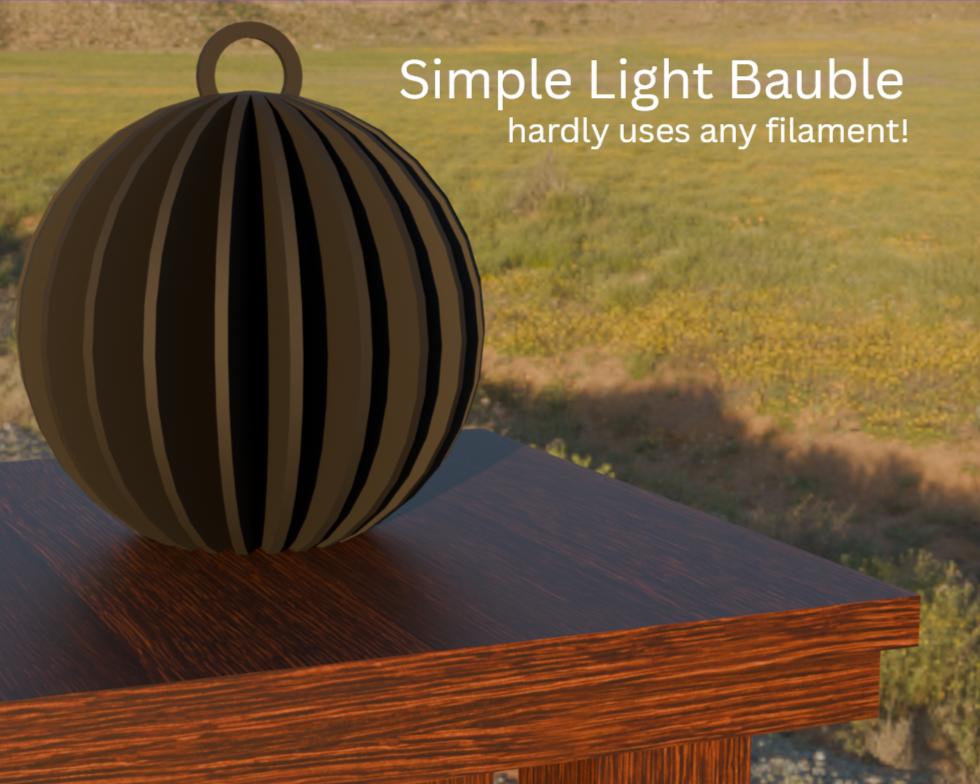 Simple Light Bauble