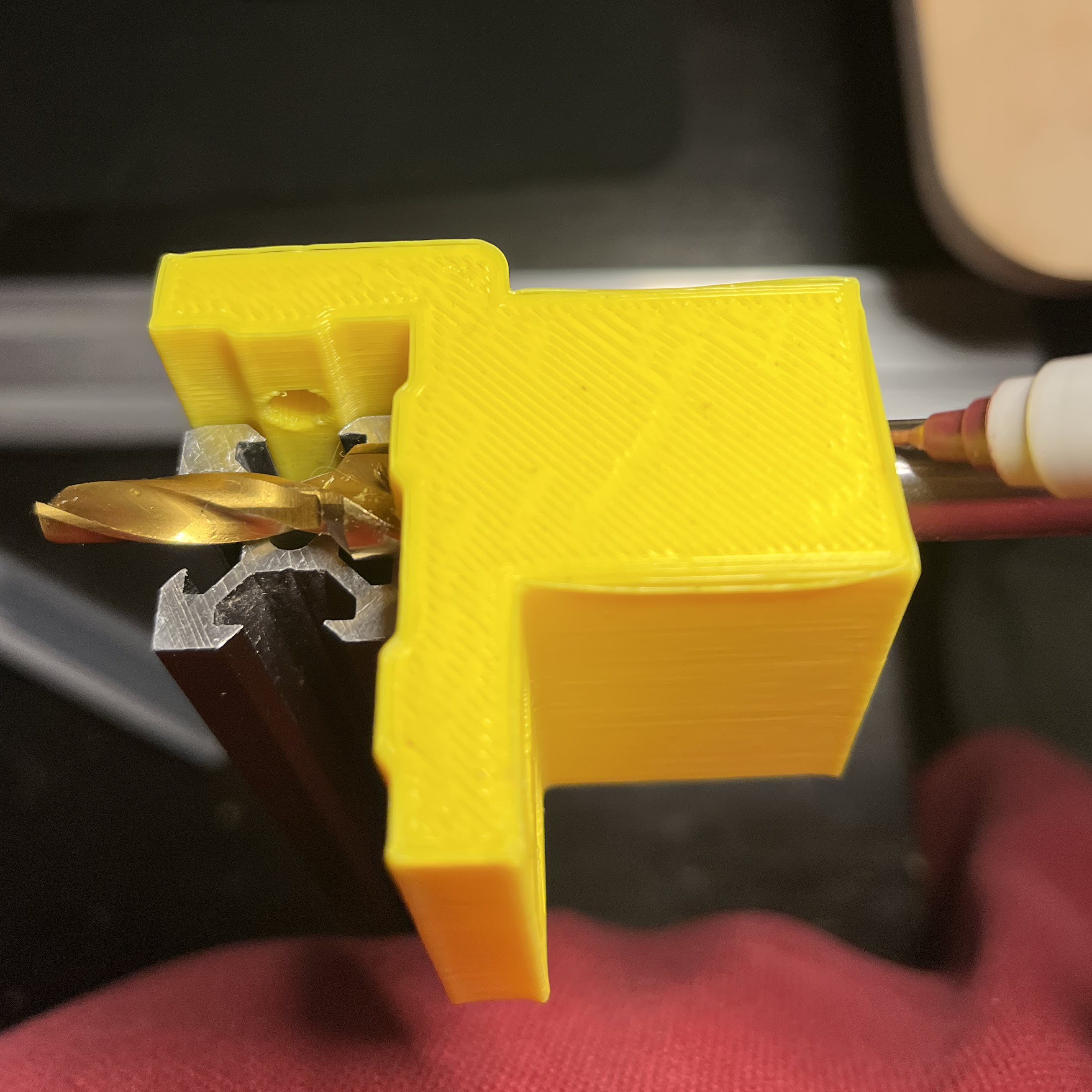 2020/2040 VSlot OpenBuilds Counterbore Hole Jig by Daniel Frechette