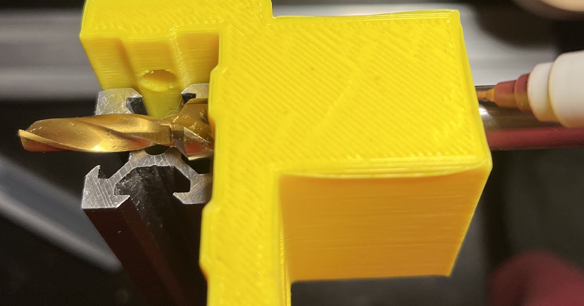 2020/2040 VSlot OpenBuilds Counterbore Hole Jig by Daniel Frechette