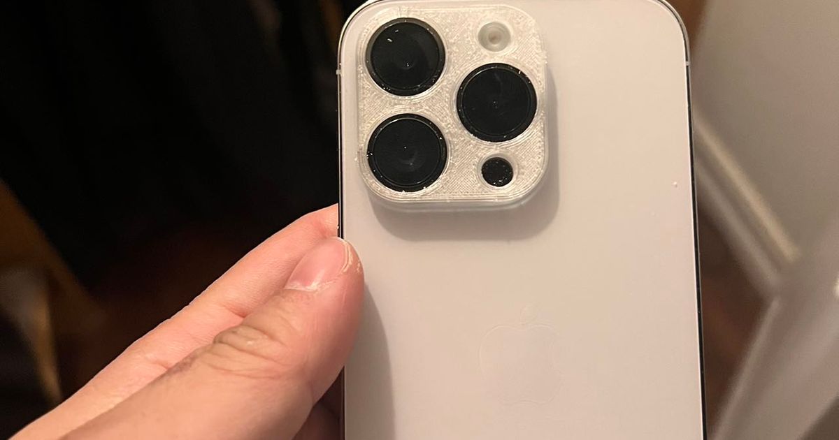 iPhone 14 Pro Camera Protector by Davis Woo Download free STL model