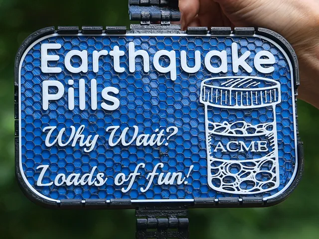 ACME Earthquake Pills sign