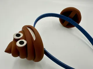 Poop Emoji Hairband