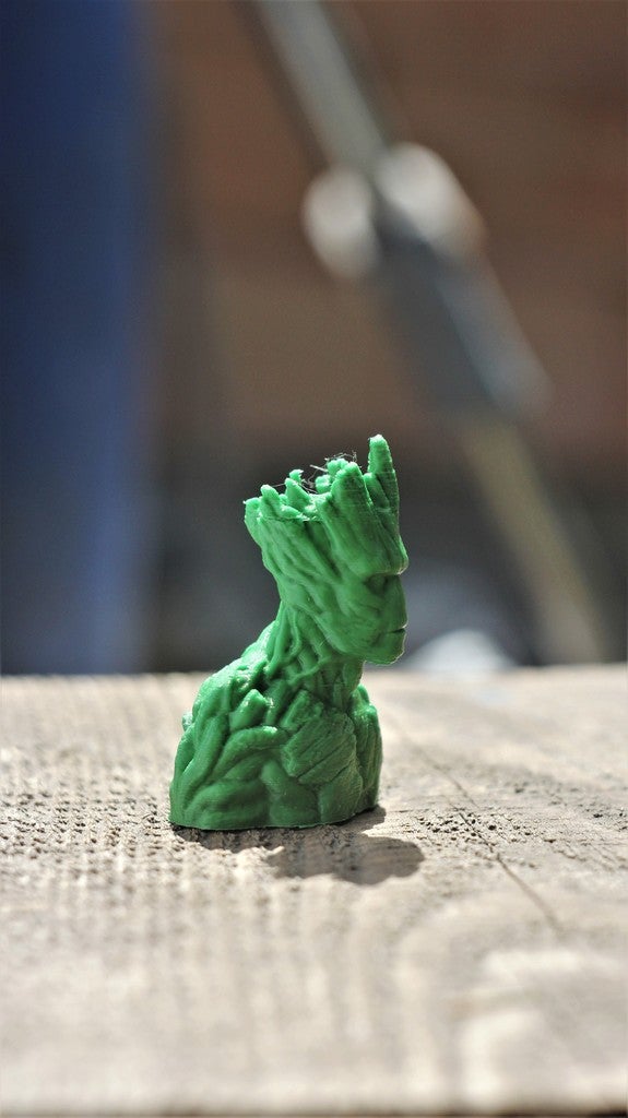 Miniatura 3 do modelo 3D Groot Bust