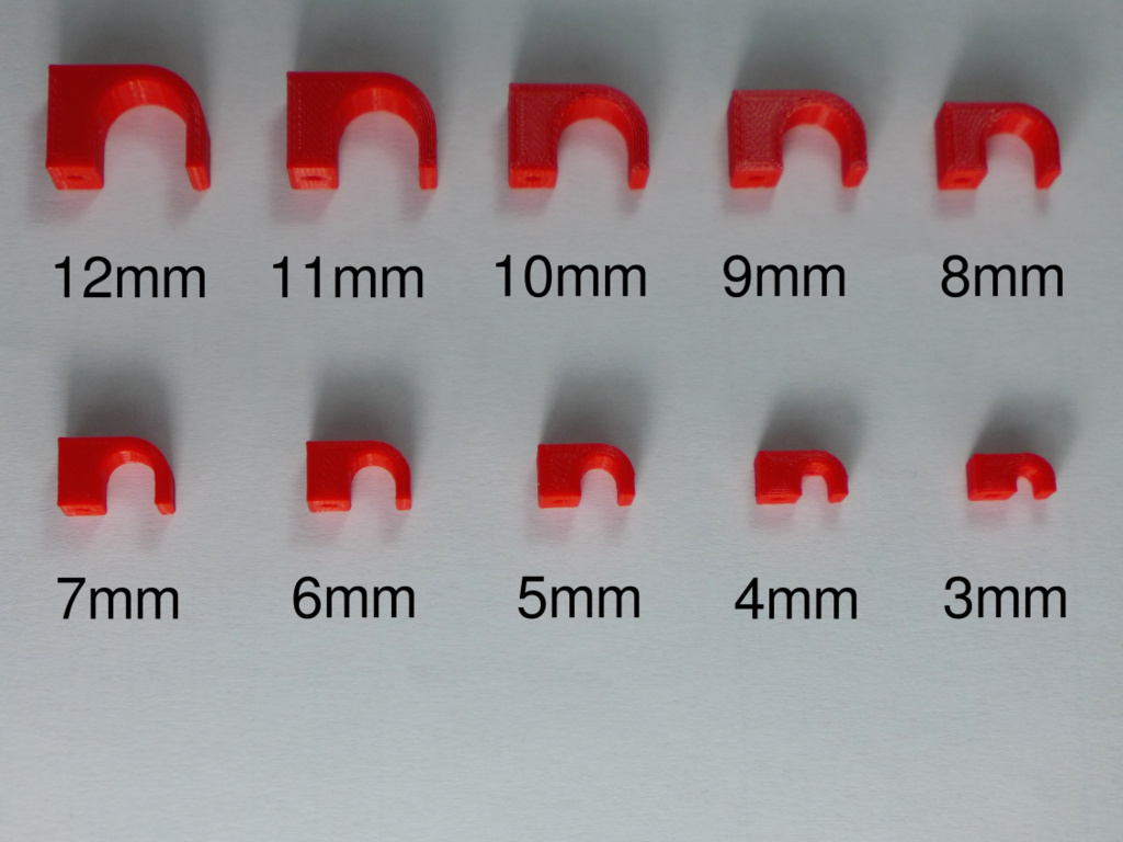 Nail-in Cable Clip [3-12mm Assortment] 3D model thumbnail
