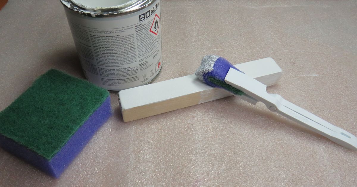 DIY Brush from Kitchen Sponge by akimakes Download free STL model