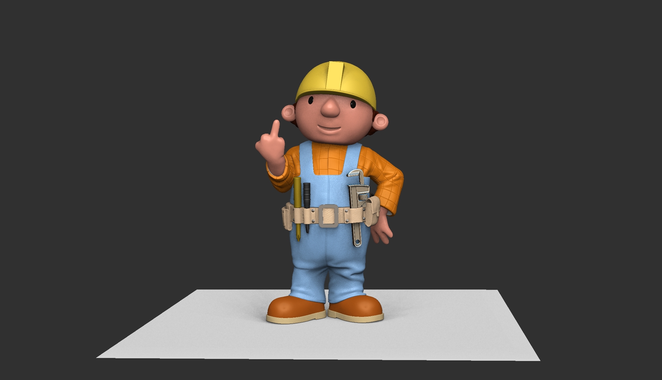 Miniatura 4 do modelo 3D Bob The Builder