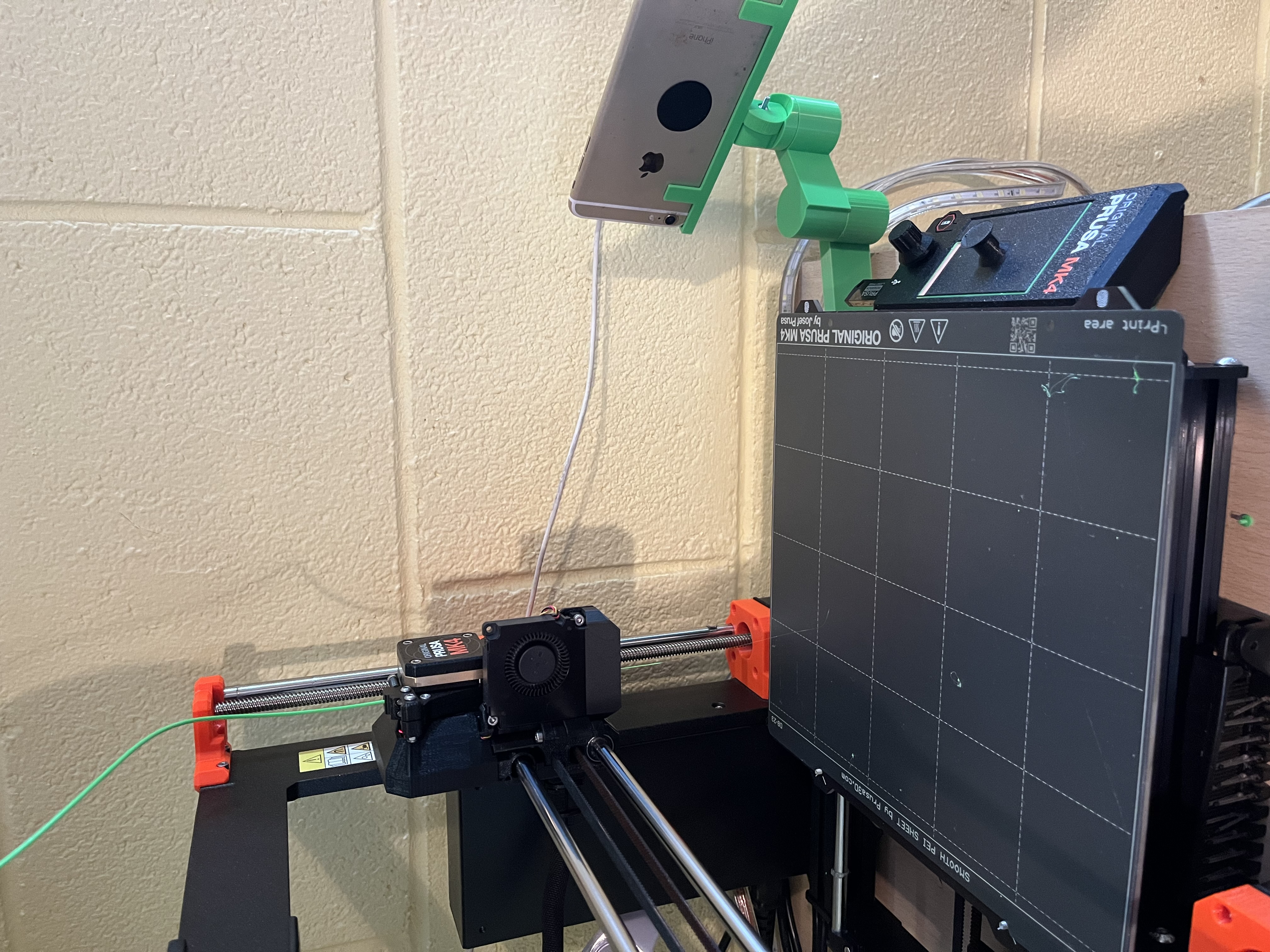 mk4 iphone camera mount for prusa connect webcam
