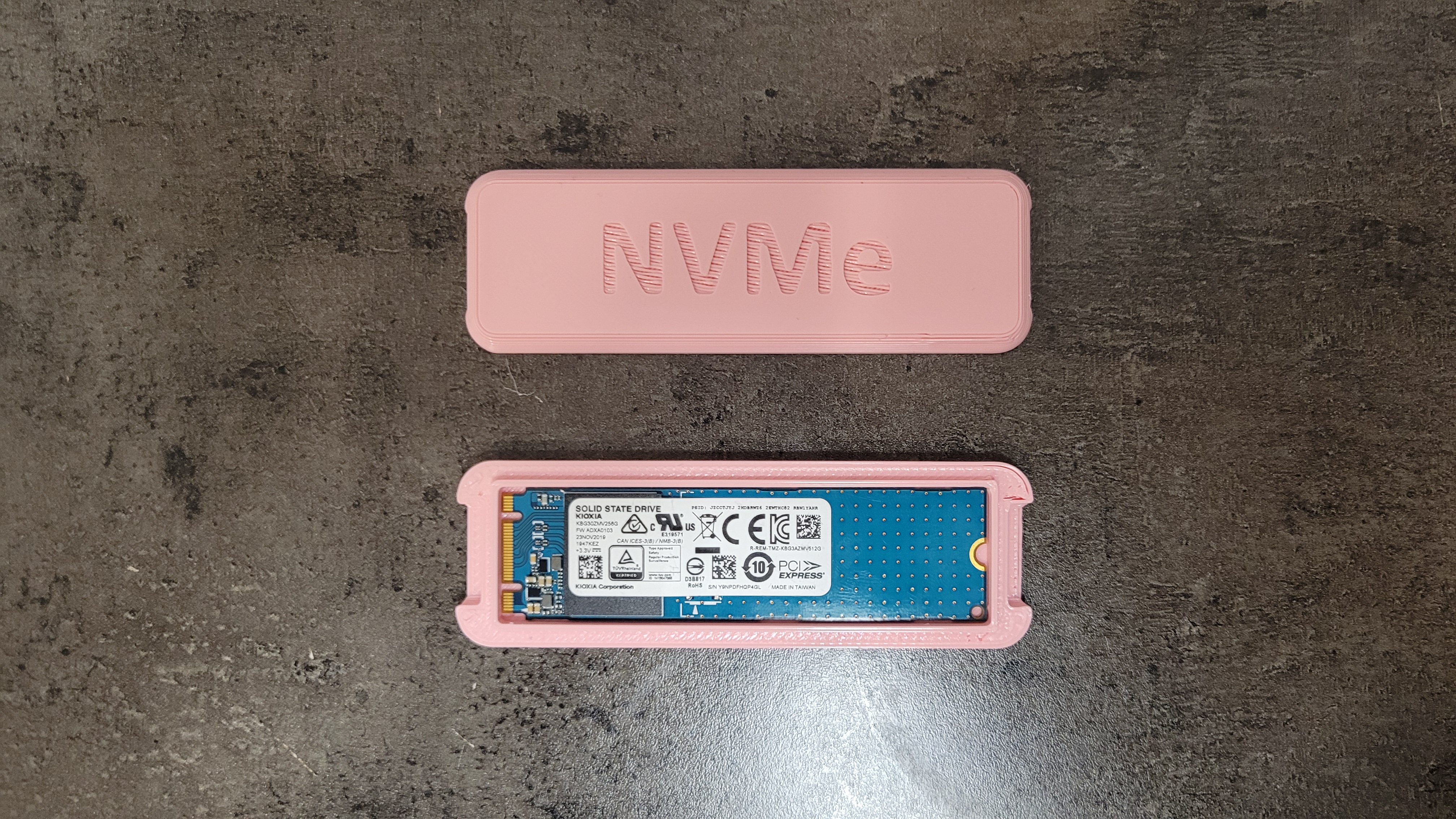 NVMe drive case