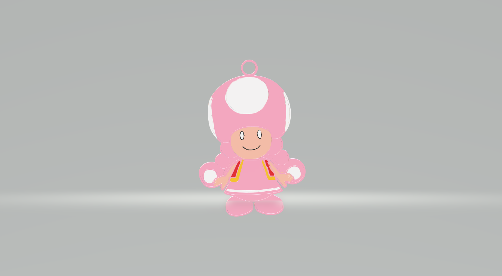Toadette Necklace/Keychain