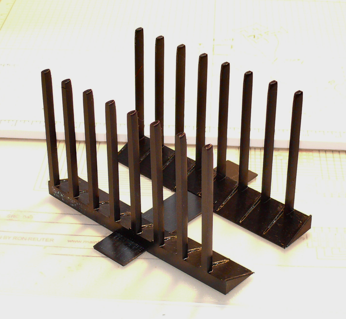 Another Simple Record Drying Rack by Brad Grier Download free STL