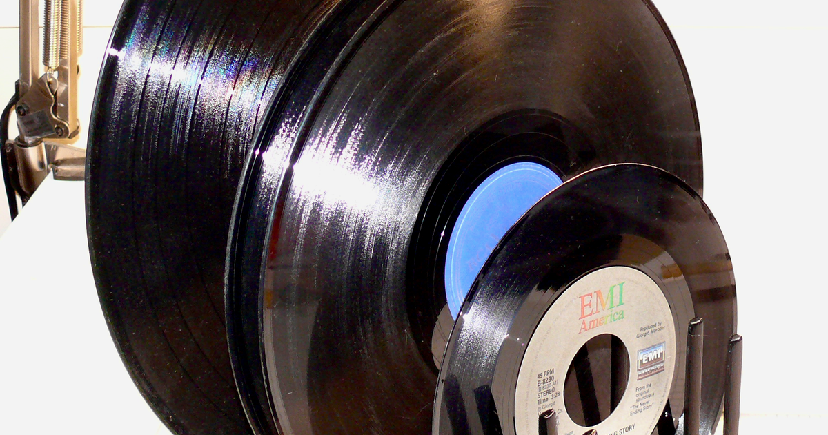 Another Simple Record Drying Rack by Brad Grier Download free STL