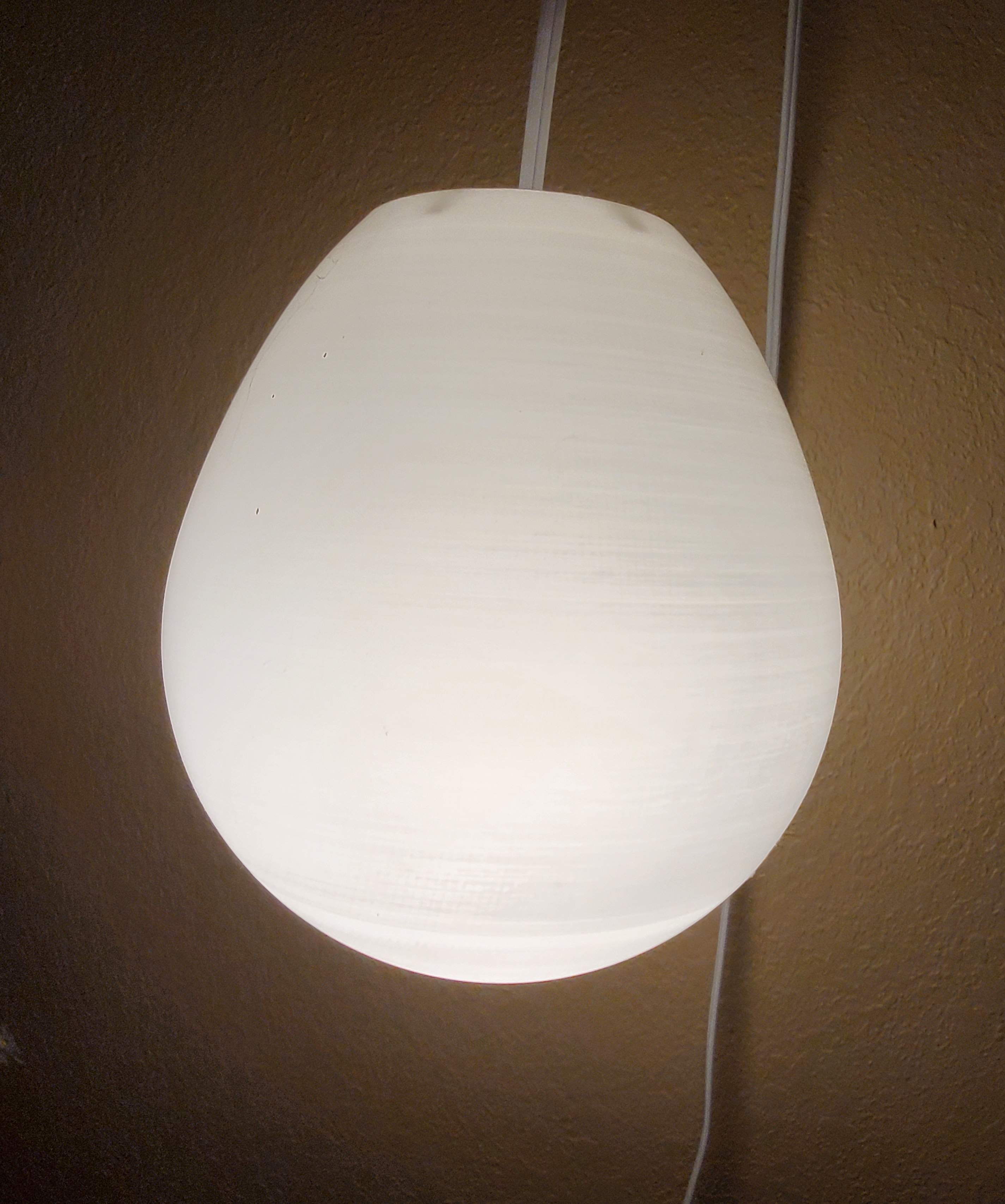 Egg Lamp Shade by shermluge Download free STL model