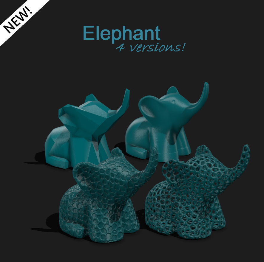 Miniatura 2 do modelo 3D Elephant
