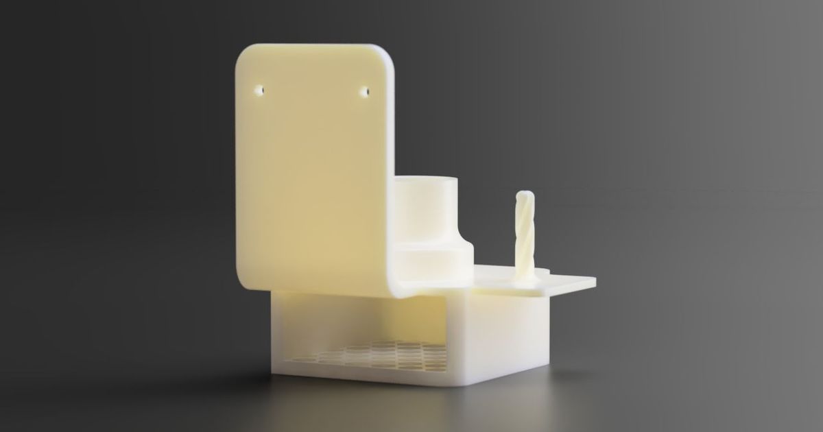 OralB IO - wall mount by silas.fh | Download free STL model ...