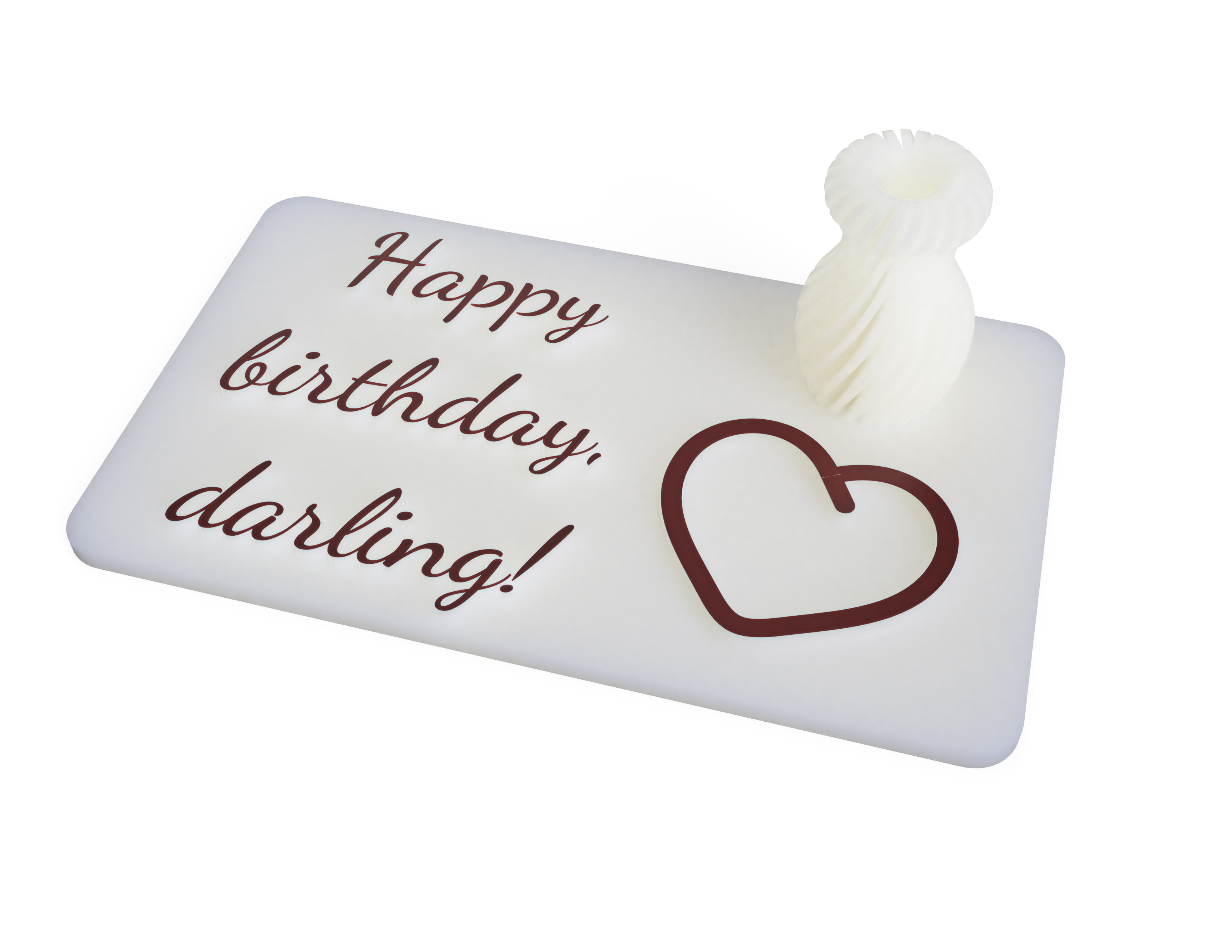 Buy Happy Birthday, Darling Cake Topper Online in India - Etsy