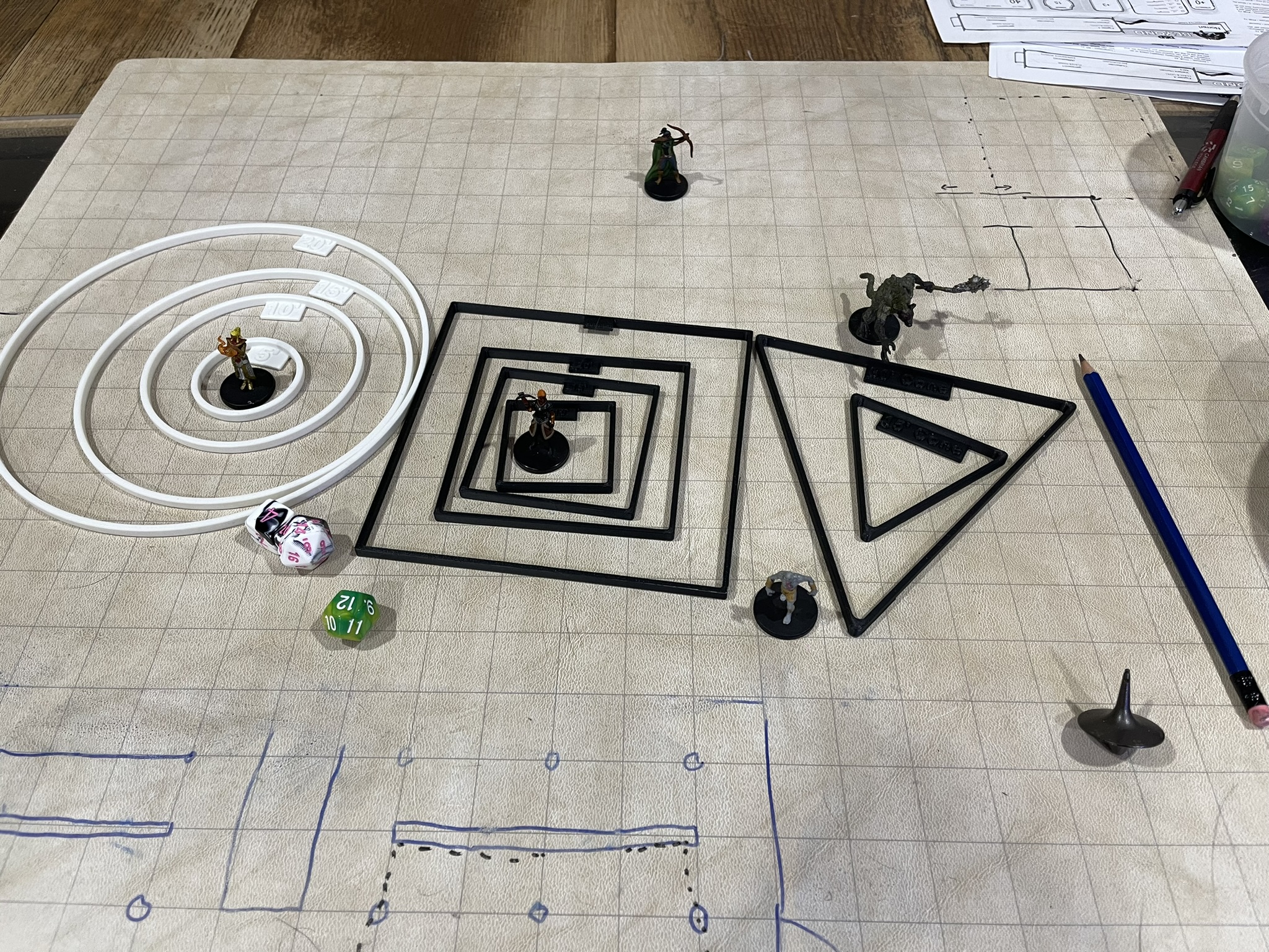 DnD 5e Spell Areas by gerwen | Download free STL model 