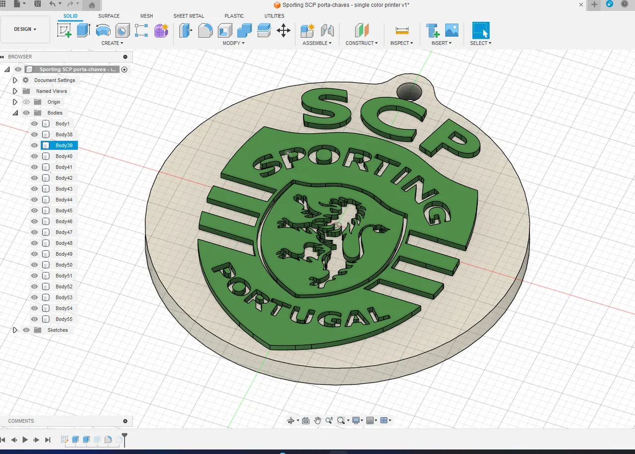 SCP Foundation Keychain 3D Print Model in Keychains 3DExport