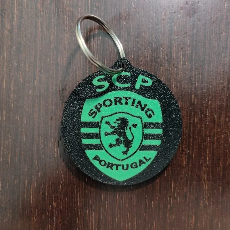 SCP Foundation Keychain 3D Print Model in Keychains 3DExport