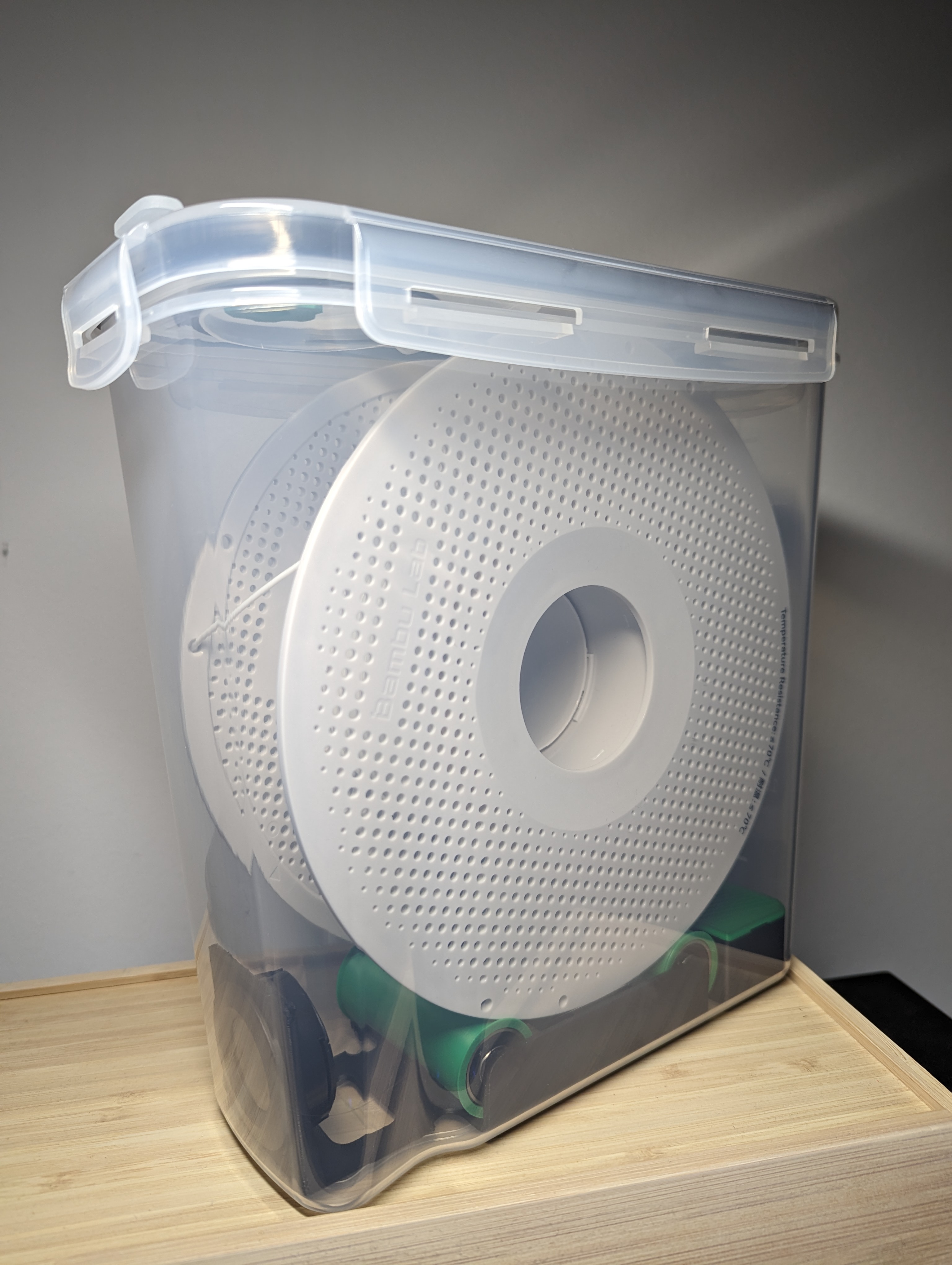 Dyna Drybox / Filament Box 4L with Hygrometer Mount by dr13st