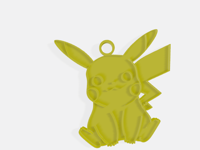 Pikachu Necklace/Keychain