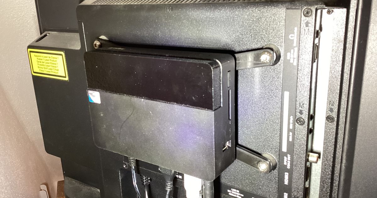 VESA 200x100 to 75x75 mount for mini PC by FutureLab | Download free ...