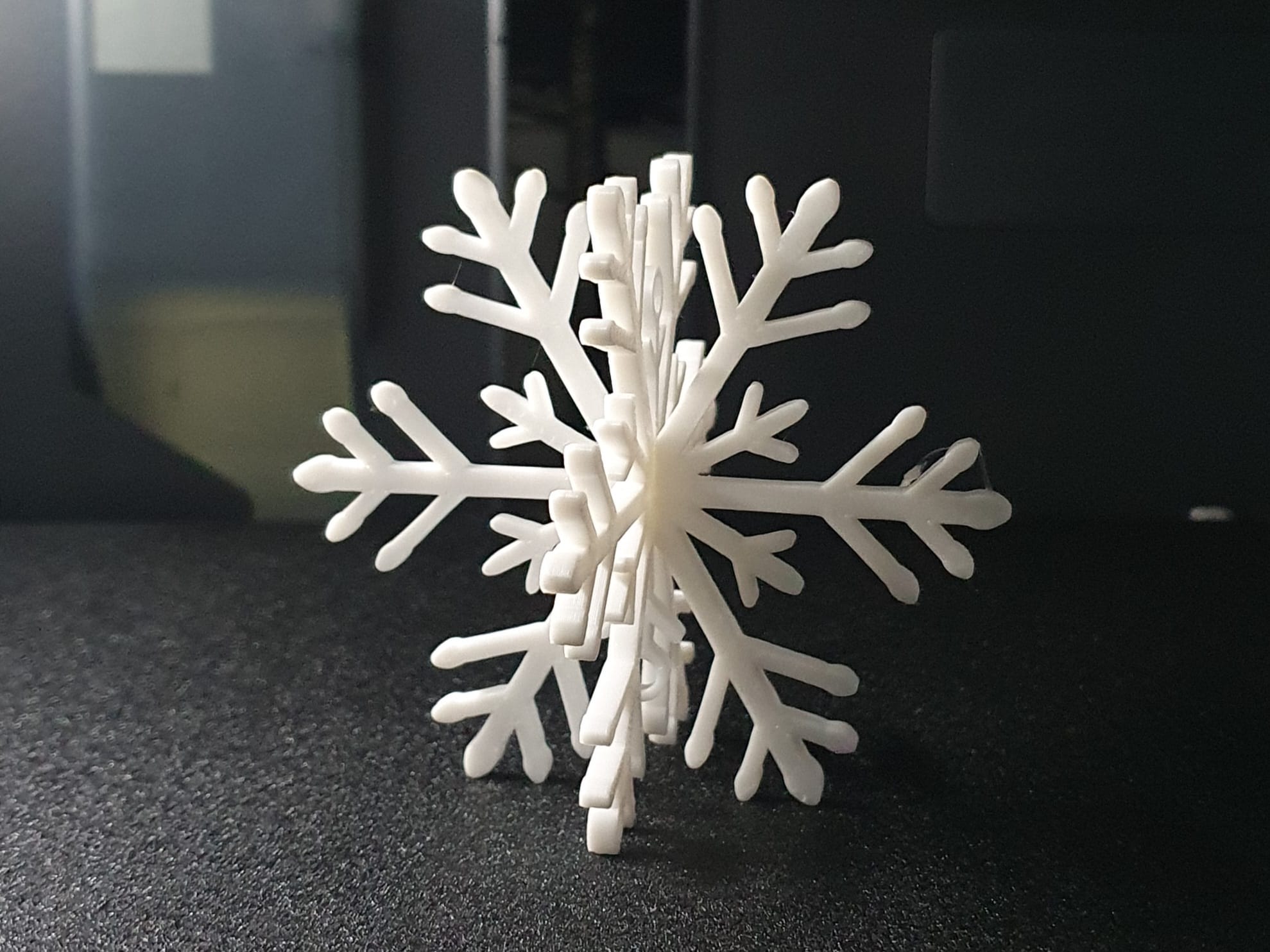 Christmas snowflake by sabre design download free stl model
