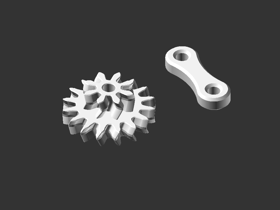 Miniatura 2 do modelo 3D Gear train