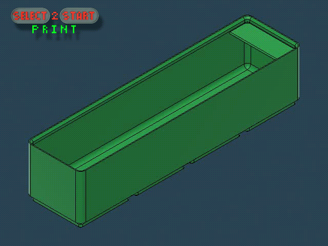 4x1x5 Bin | Lable | Gridfinity | Deskorganizer | Tool | select2stertPrint