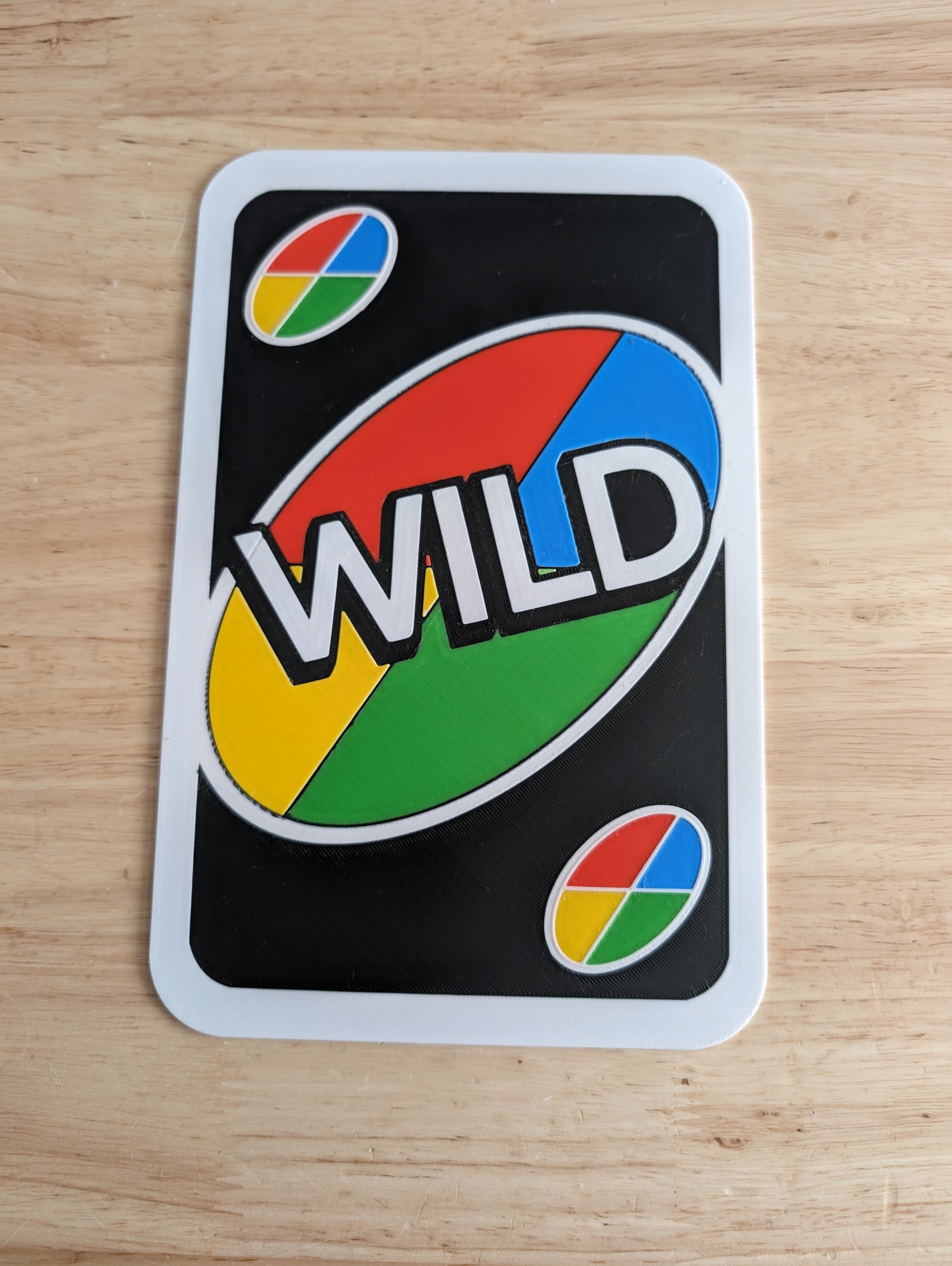 Uno Wild Card by Lee David | Download free STL model | Printables.com