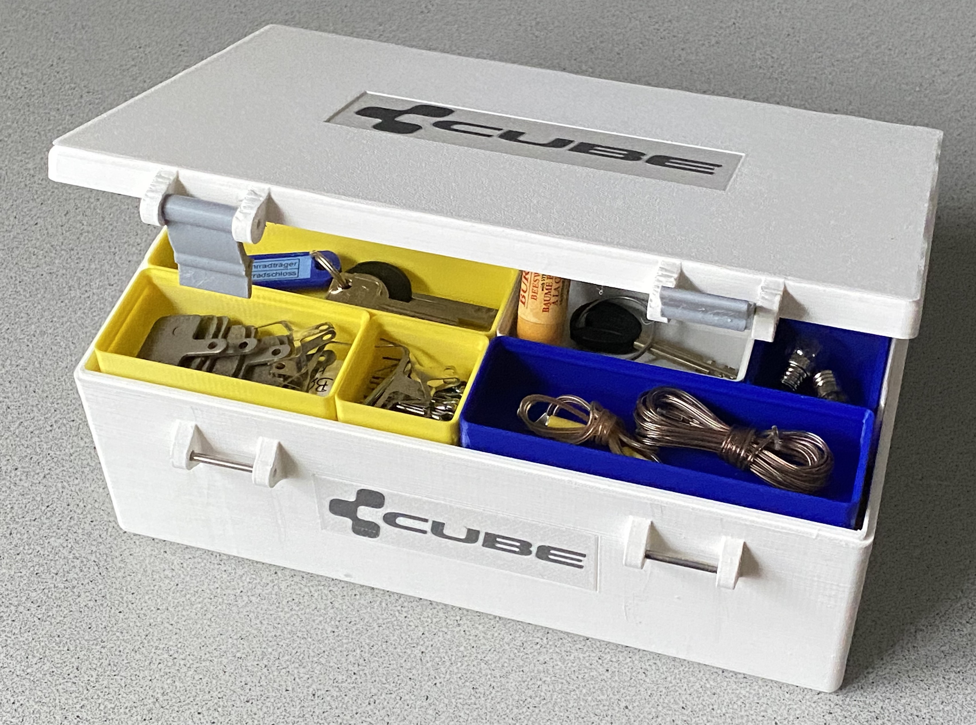 Gridfinity Tool & Accessory Box for Cube eBike (and Others) by Tritschi