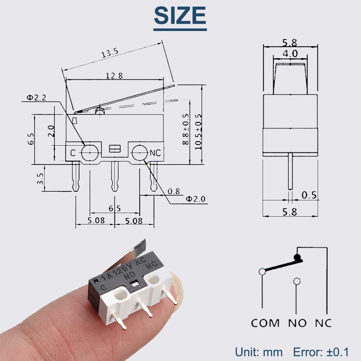 Limit Switch for the Elegoo Phecda (X and Y axis) by SplinterPrinter ...